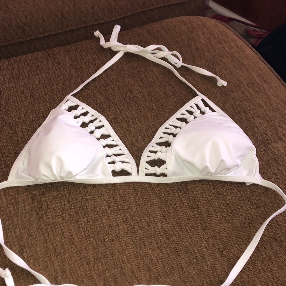 White Swim Suit